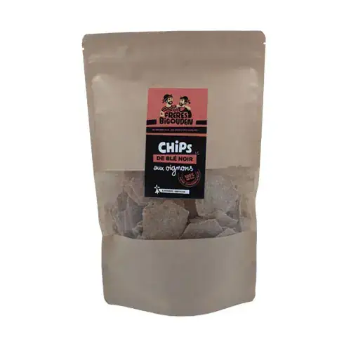 Chips ble noir oignons