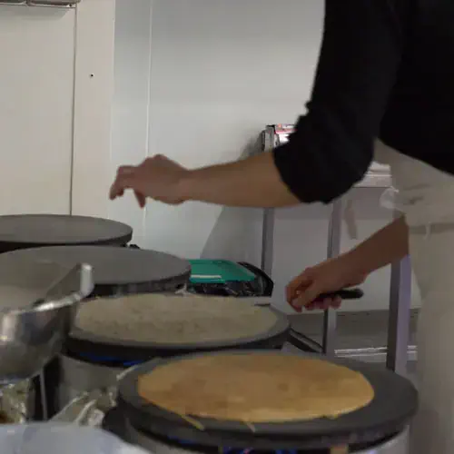Fabrication galette ble noir