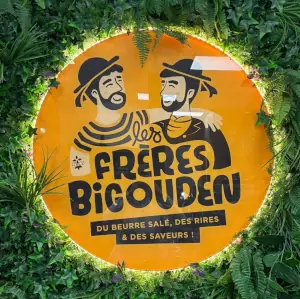 Logo mur boutique Les Frères bigouden