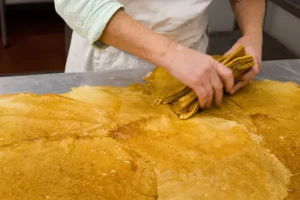 Pliage crepes froment